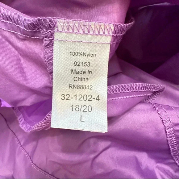 Woman within L‎ 18/20 purple lightweight windbreaker jacket - Picture 6 of 6